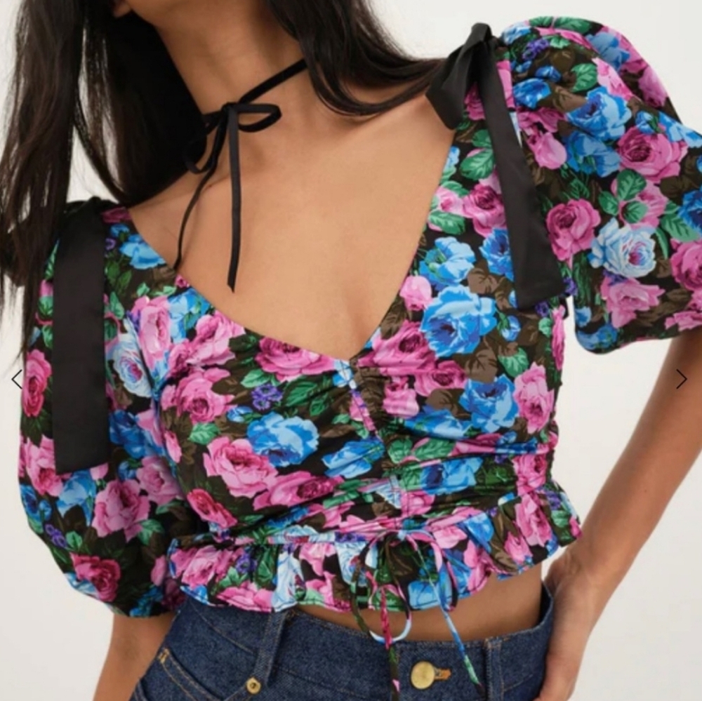 For Love and Lemons Maggie Top Size XS NWOT - Picture 2 of 3